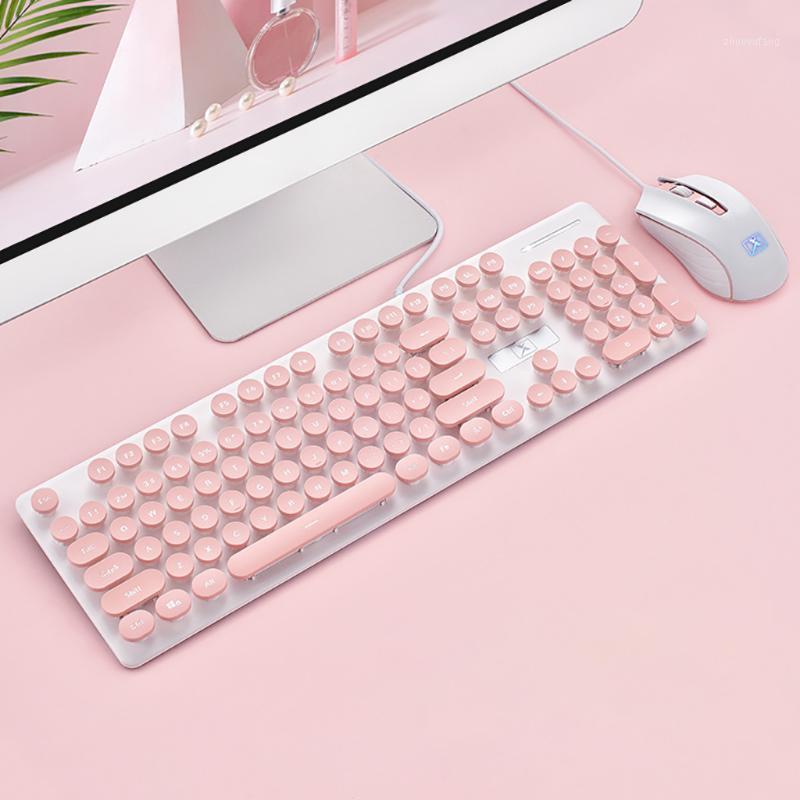 New Keyboard And Mouse Set Round Key Cap 1600PDI Ergonomic Optical Wired Gamingset Mouse gamer For Laptop Computer PC Gamer 20j41
New Keyboard And Mouse Set Round Key Cap 1600PDI Ergonomic Optical Wired Gamingset Mouse gamer For Laptop Computer PC Gamer 20j41