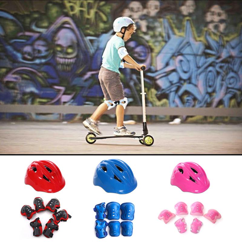7Pcs Kids Skating Cycling Helmet Guard Elbow Knee Wrist Pads Children Bicycle Helmet Protection Safety Guard Cycling Equipments, Pink
7Pcs Kids Skating Cycling Helmet Guard Elbow Knee Wrist Pads Children Bicycle Helmet Protection Safety Guard Cycling Equipments, Pink
