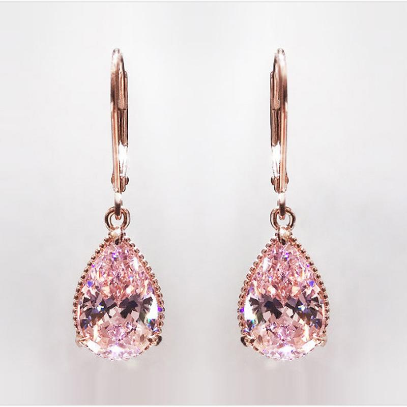 ED029 simulation water drill for women with pink earring plating rose gold diamond stud earrings chromatic gem ornaments
ED029 simulation water drill for women with pink earring plating rose gold diamond stud earrings chromatic gem ornaments