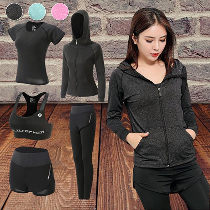 5pcs Women' Sports Sets Solid High Quality Tracksuit Running Winter Fitness Clothing Compression Clothing Sports Gym Suit #31, Black
5pcs Women' Sports Sets Solid High Quality Tracksuit Running Winter Fitness Clothing Compression Clothing Sports Gym Suit #31, Black