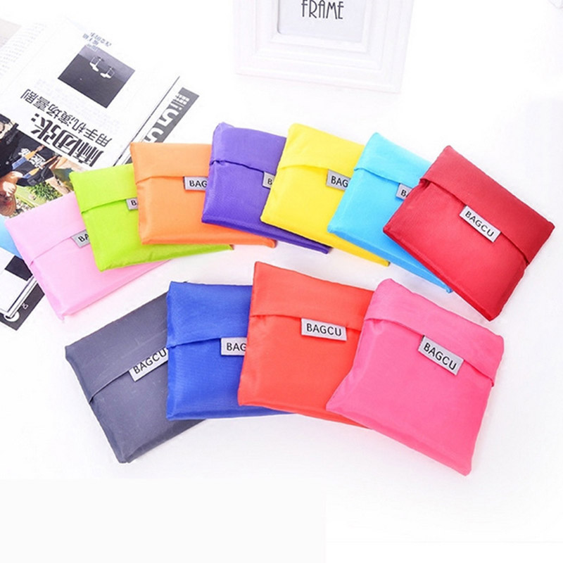 Eco Friendly Storage Handbag Foldable Usable Shopping Bags Reusable portable Grocery Nylon Large Bag Pure Color
Eco Friendly Storage Handbag Foldable Usable Shopping Bags Reusable portable Grocery Nylon Large Bag Pure Color