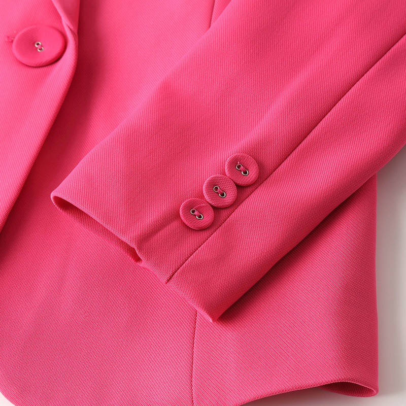 Lenshin Candy Color Professional Business Jacket for Women Work Wear Office Lady Elegant Female Blazer Coat Top 201114