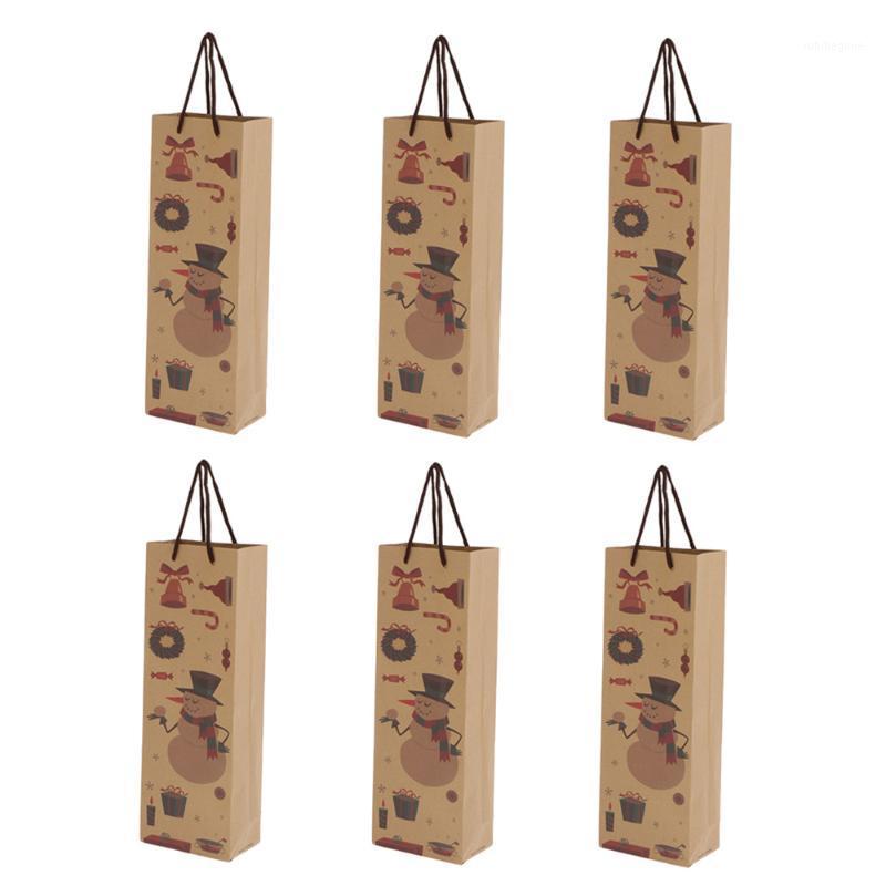 6pcs Wine Bottle Bags Kraft Paper Bag with Rope Handles Christmas Gift Bags Wine Bottle Bag Christmas Household Items1
6pcs Wine Bottle Bags Kraft Paper Bag with Rope Handles Christmas Gift Bags Wine Bottle Bag Christmas Household Items1