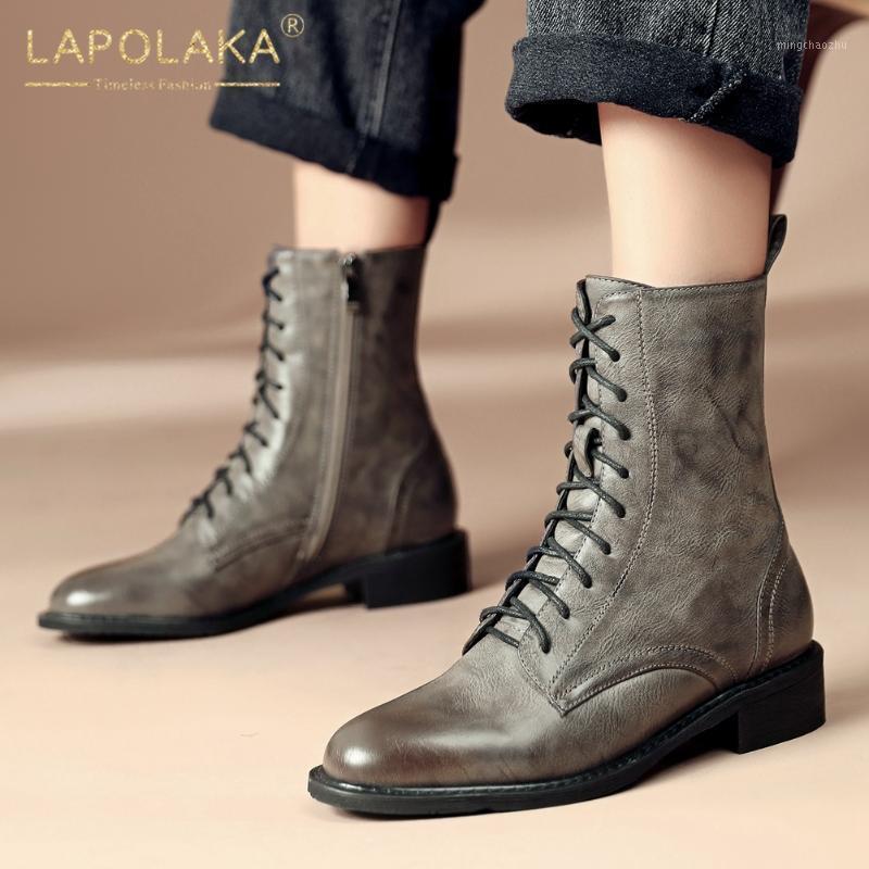 Lapolaka 2020 Fashion New Thick Heels Ankle Boots Women Shoes Zipper Concise High Quality Comfy Cross-tied Shoes Ladies Boots1, Black
Lapolaka 2020 Fashion New Thick Heels Ankle Boots Women Shoes Zipper Concise High Quality Comfy Cross-tied Shoes Ladies Boots1, Black