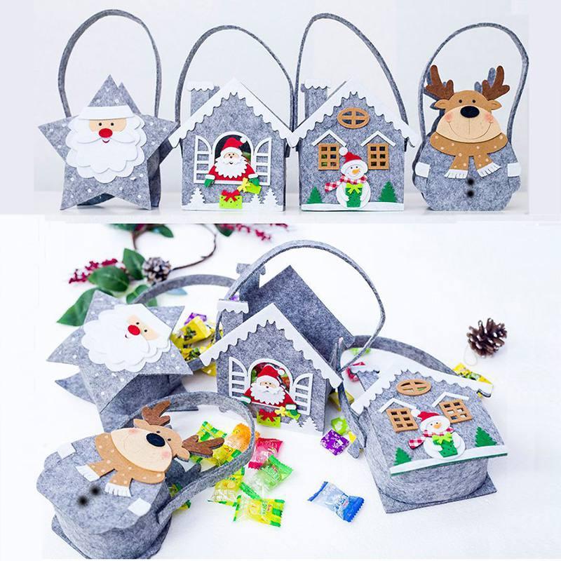 Portable Felt Kid Handbag Christmas Candy Gift Holder Treat Bag Xmas Holiday Party New Year Wedding Supplies Decorations
Portable Felt Kid Handbag Christmas Candy Gift Holder Treat Bag Xmas Holiday Party New Year Wedding Supplies Decorations