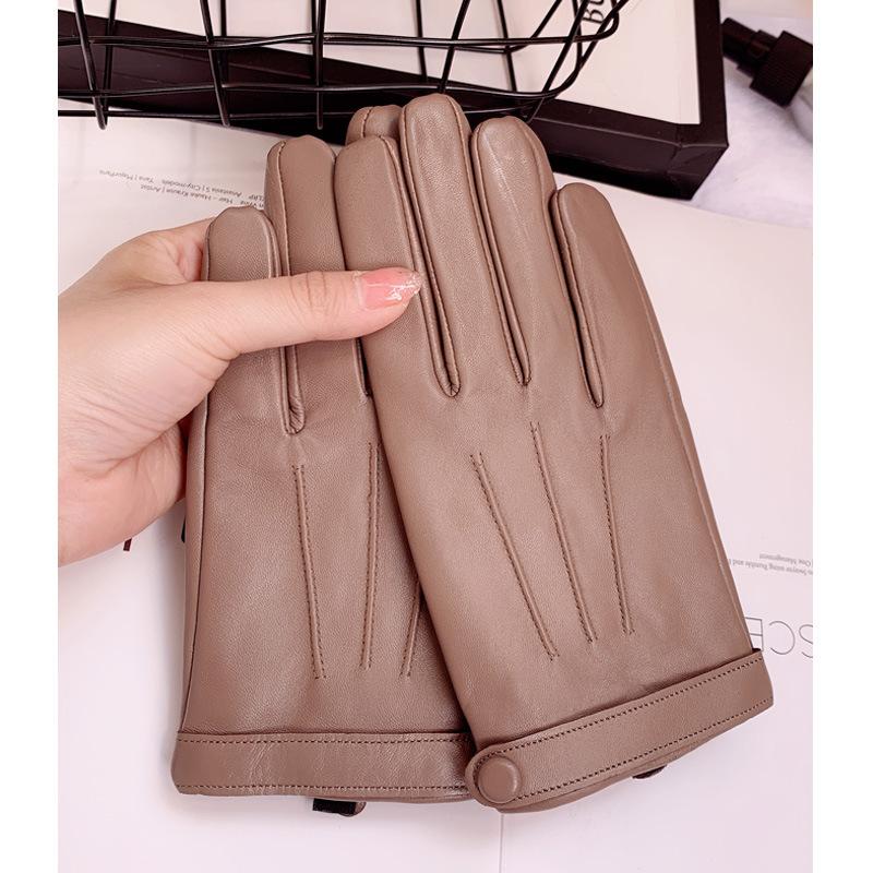 Genuine Leather Gloves Ladies Wind Han Version Touch Screen Imported Sheepskin Gloves Warm Velvet Thin Short Repair Hand
Genuine Leather Gloves Ladies Wind Han Version Touch Screen Imported Sheepskin Gloves Warm Velvet Thin Short Repair Hand