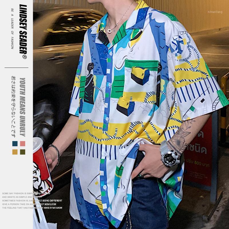 Lindsey Seader Men Loose Hip Hop Shirt Harajuku Japanese Shirt Short Sleeve Top Hawaiian Casual Streetwear Thin Summer1, Red
Lindsey Seader Men Loose Hip Hop Shirt Harajuku Japanese Shirt Short Sleeve Top Hawaiian Casual Streetwear Thin Summer1, Red