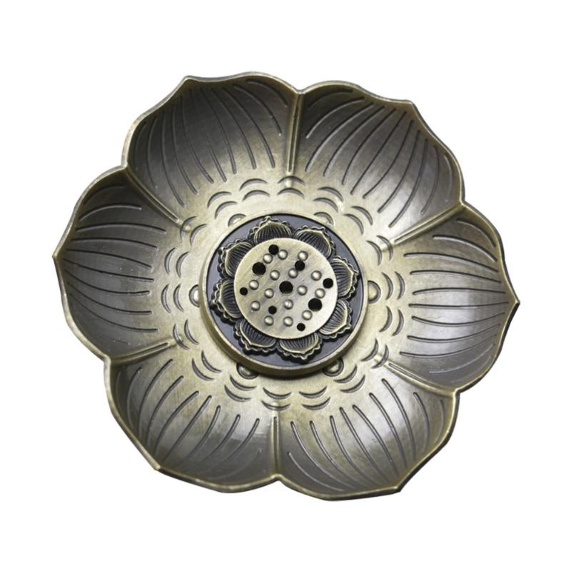 Alloy Incense Burner Dish Creative Plum Blossom Incense Burner Stand Stick Holder Portable Ash Catcher Tray (Aeneous
Alloy Incense Burner Dish Creative Plum Blossom Incense Burner Stand Stick Holder Portable Ash Catcher Tray (Aeneous