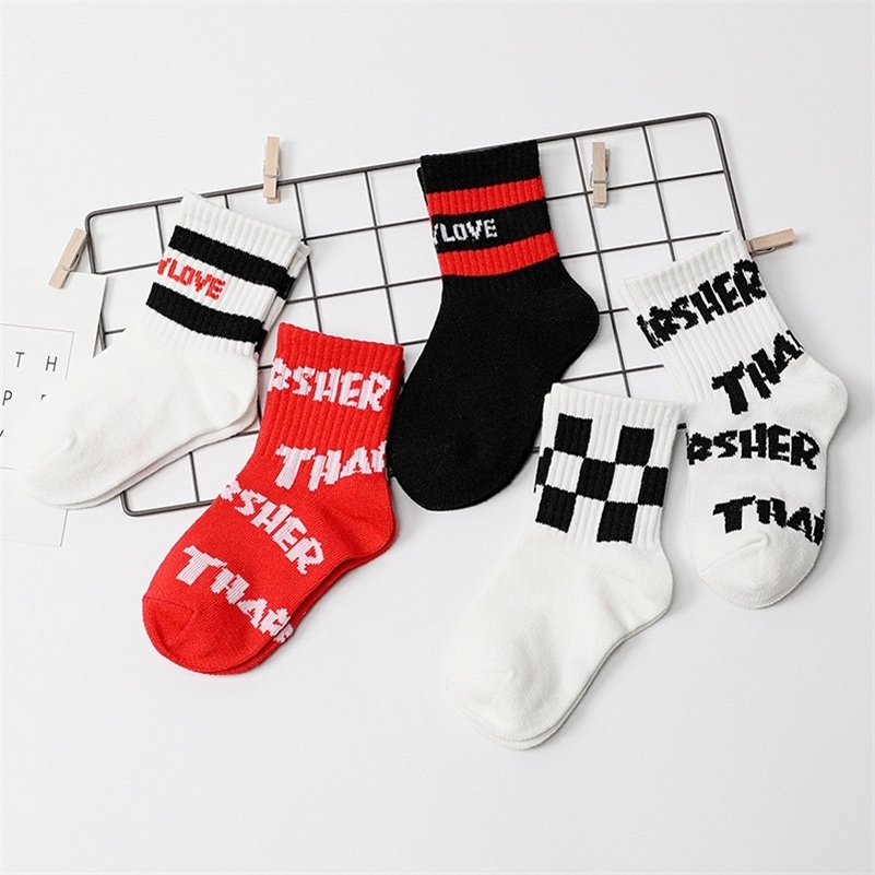 5 Pairs/lot Kids Boy Girl Cotton Breathable Short Tube Sports Socks Leisure Trendy Children's Socks 3-12 T LJ201216
5 Pairs/lot Kids Boy Girl Cotton Breathable Short Tube Sports Socks Leisure Trendy Children's Socks 3-12 T LJ201216