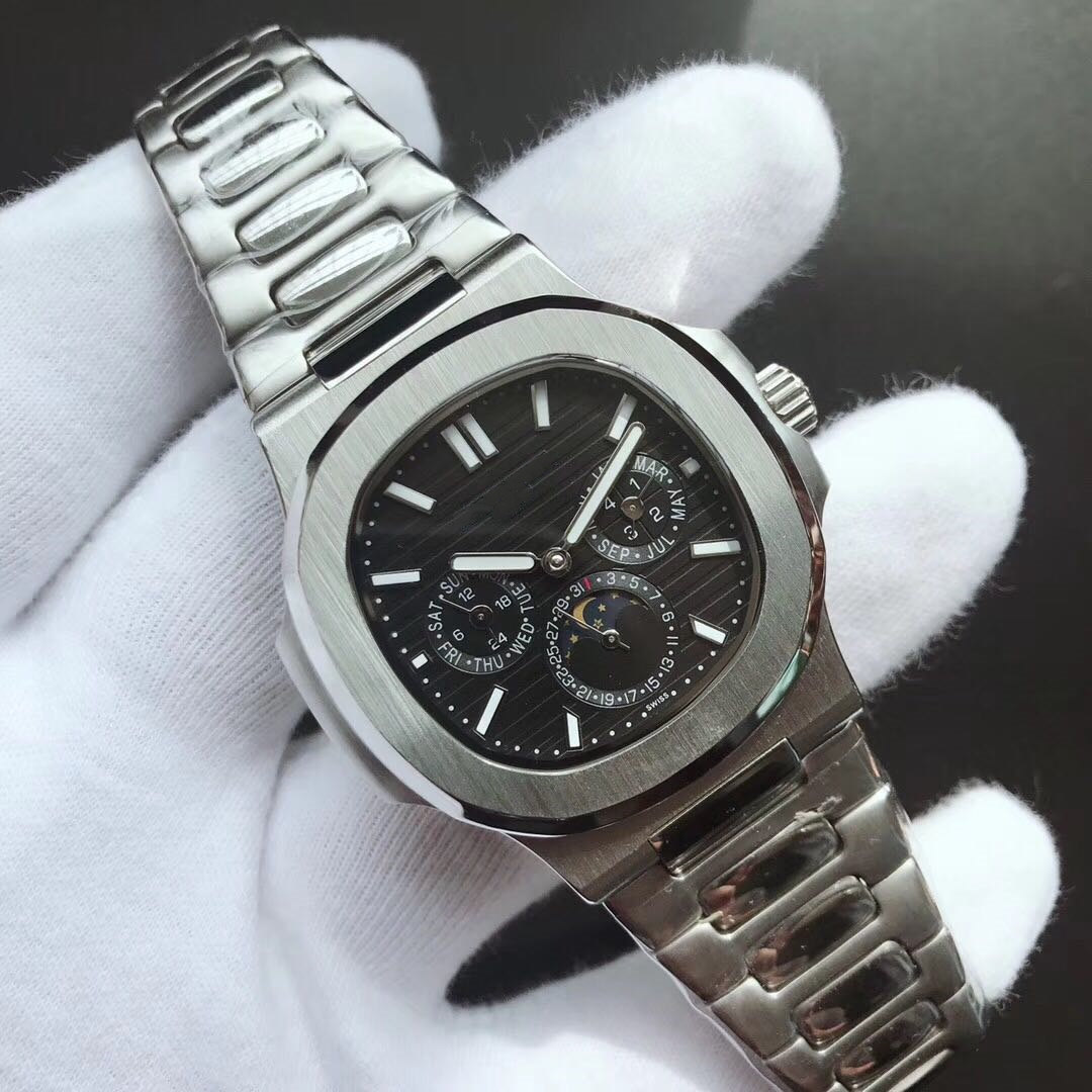 Men's watch 40mm size six pin multi-function mechanical movement 316 fine steel, Box
Men's watch 40mm size six pin multi-function mechanical movement 316 fine steel, Box