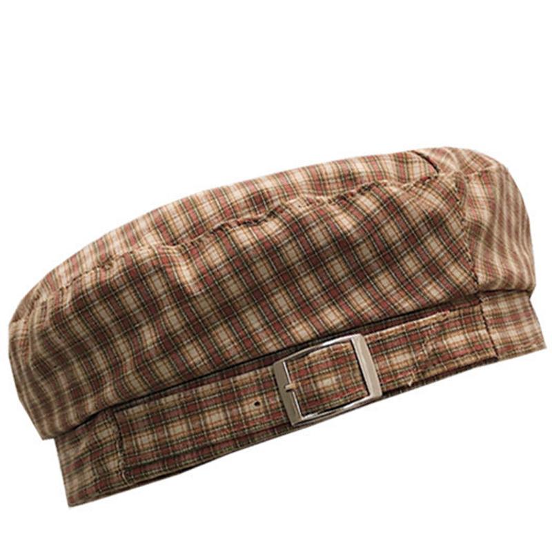 Vintage Lattice Cotton Flat Top Berets Trendy Designer Painter Hats for Men and Women Summer Trendy Pin Buckle Design Berets
Vintage Lattice Cotton Flat Top Berets Trendy Designer Painter Hats for Men and Women Summer Trendy Pin Buckle Design Berets
