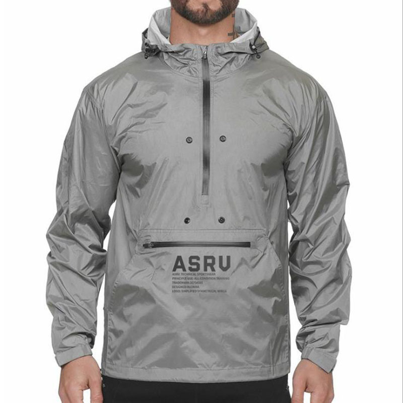 Spring And Autumn New Men'S Fashion Sport Coat Windbreaker Men'S Thin Coat Hooded Casual Windproof Rain Jacket 201116