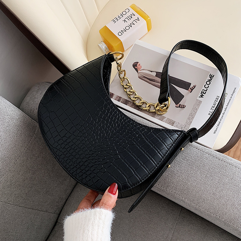 Designer- Crocodile Pattern Pu Leather Saddle Bags for Women Handbags and Purses Female Summer Travel Crossbody Shoulder Bag, Khaki
Designer- Crocodile Pattern Pu Leather Saddle Bags for Women Handbags and Purses Female Summer Travel Crossbody Shoulder Bag, Khaki