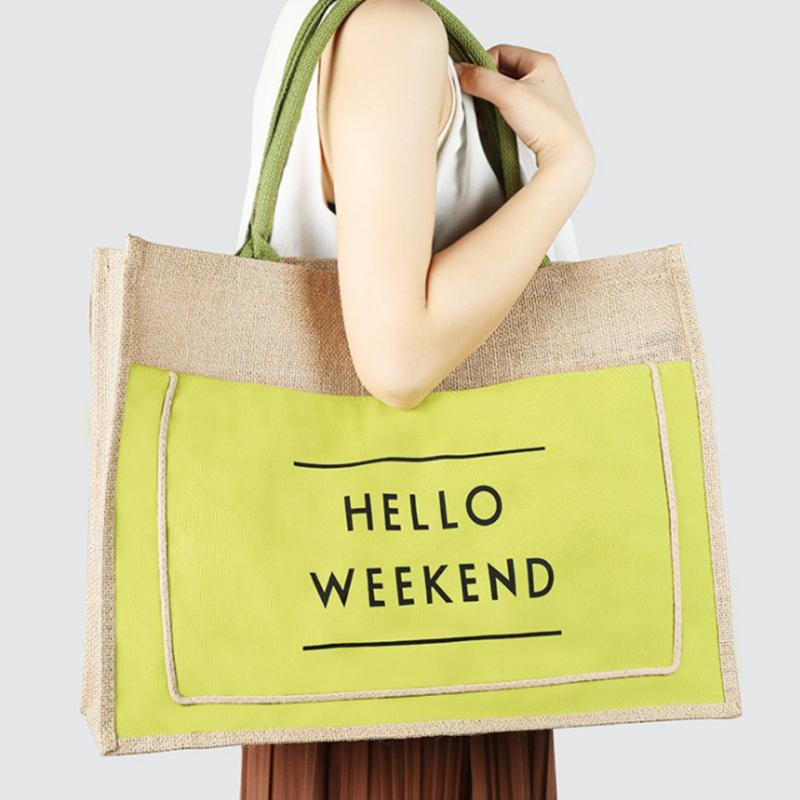 New Women Linen Tote Large Capacity Casual Handbag Tote Fashion Vintage Beach Shoulder Shopping Bag Female Crossbody Bag 2021, Green
New Women Linen Tote Large Capacity Casual Handbag Tote Fashion Vintage Beach Shoulder Shopping Bag Female Crossbody Bag 2021, Green