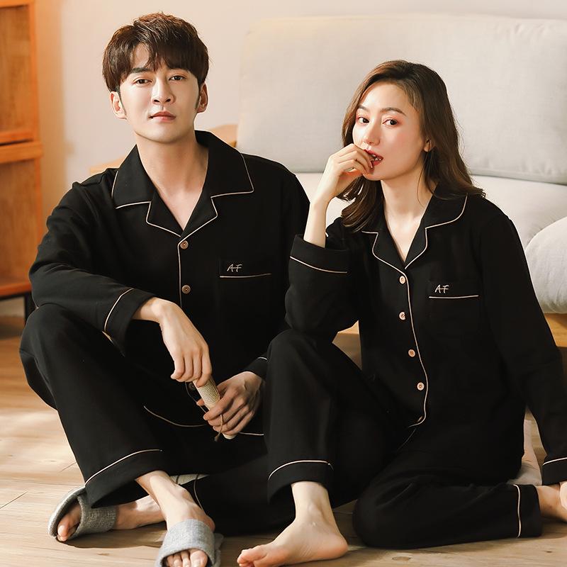 Oversize Loose Spring Autumn Lovers Pajamas 100% Cotton Two-Piece Leisure Concise Long Sleeves Homewear Suit Male Sleepwear, Blue
Oversize Loose Spring Autumn Lovers Pajamas 100% Cotton Two-Piece Leisure Concise Long Sleeves Homewear Suit Male Sleepwear, Blue