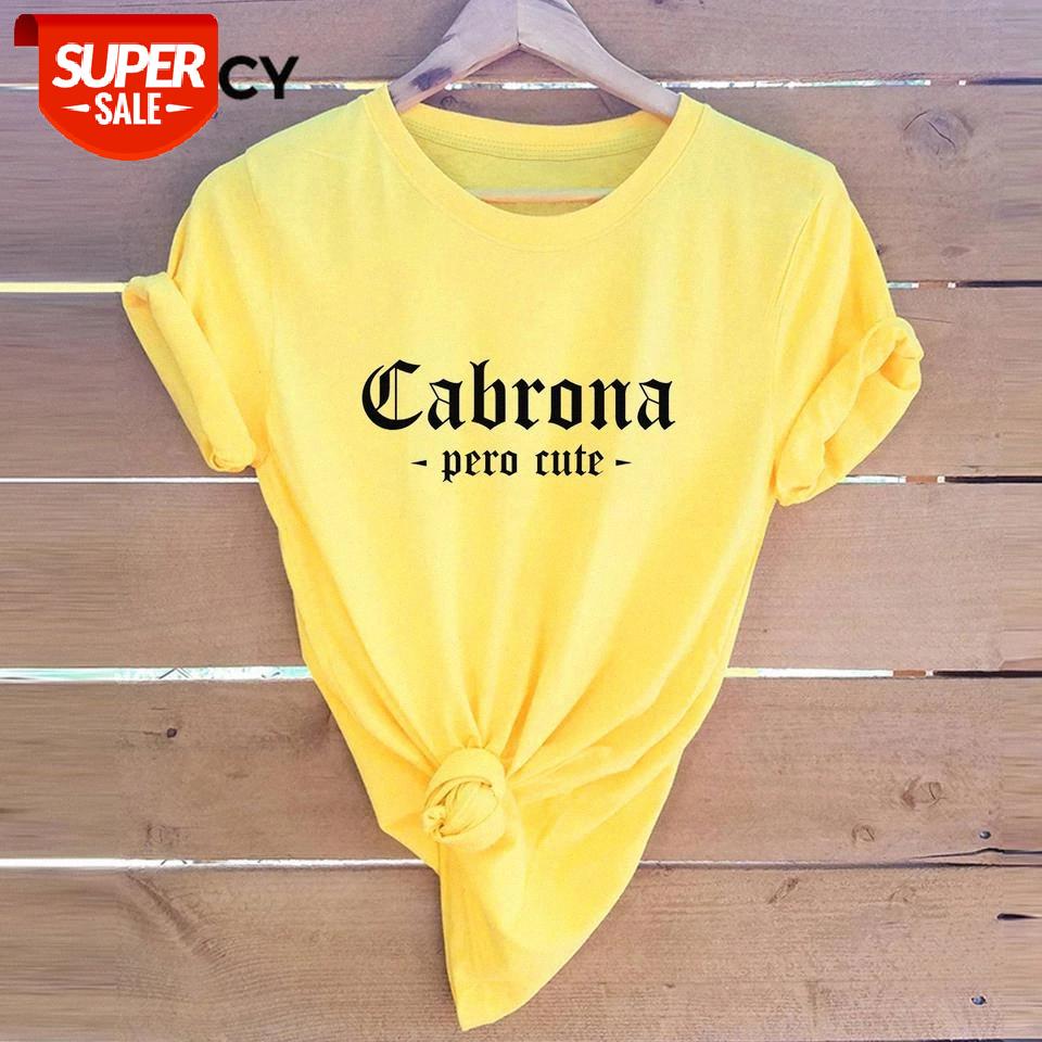 JFUNCY Cabrona Pero Cute Letter Print Camiseta Mujer 100% Cotton T Shirt Women Short Sleeve T-shirt Plus Size Female Tees Tops #OE8I, White
JFUNCY Cabrona Pero Cute Letter Print Camiseta Mujer 100% Cotton T Shirt Women Short Sleeve T-shirt Plus Size Female Tees Tops #OE8I, White