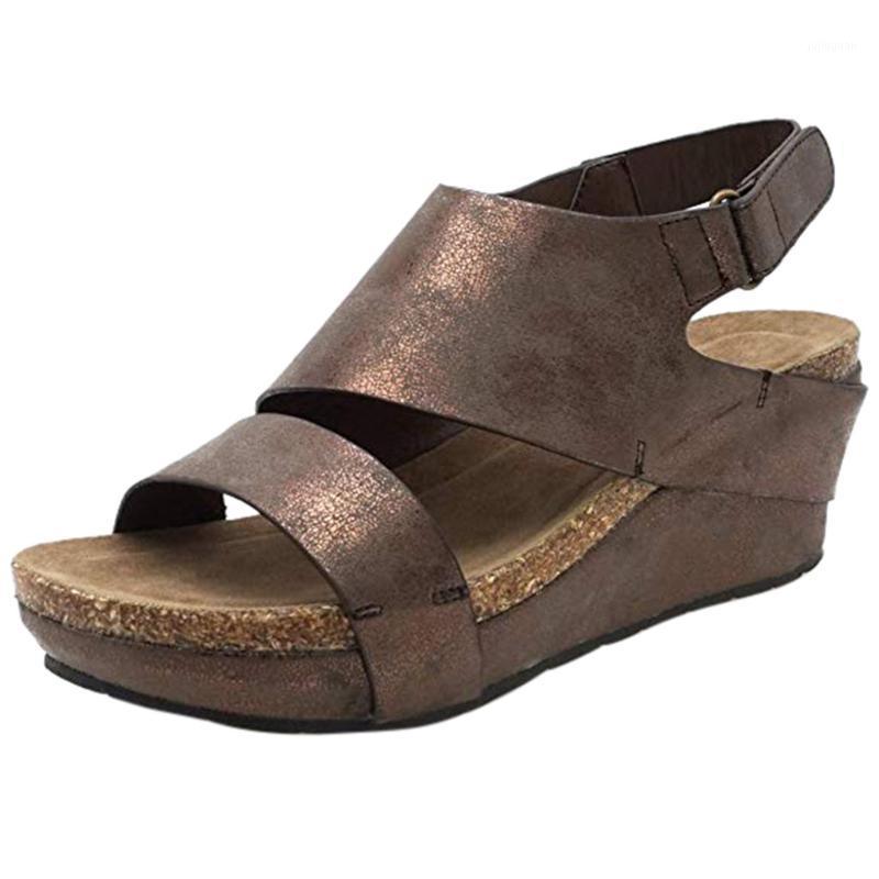 Women Sandals Platform Sandals Wedges Shoes Women Heels Sandalias Mujer Summer Shoes Leather Wedge Heels Sandals#N31, Brown
Women Sandals Platform Sandals Wedges Shoes Women Heels Sandalias Mujer Summer Shoes Leather Wedge Heels Sandals#N31, Brown