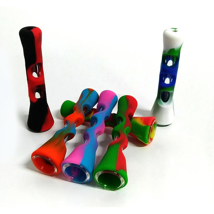 Ghost Head Glass Silicone Smoking One Hitter Pipe Glass Tobacco Pipe Smoke Pipe one hitter bat
Ghost Head Glass Silicone Smoking One Hitter Pipe Glass Tobacco Pipe Smoke Pipe one hitter bat