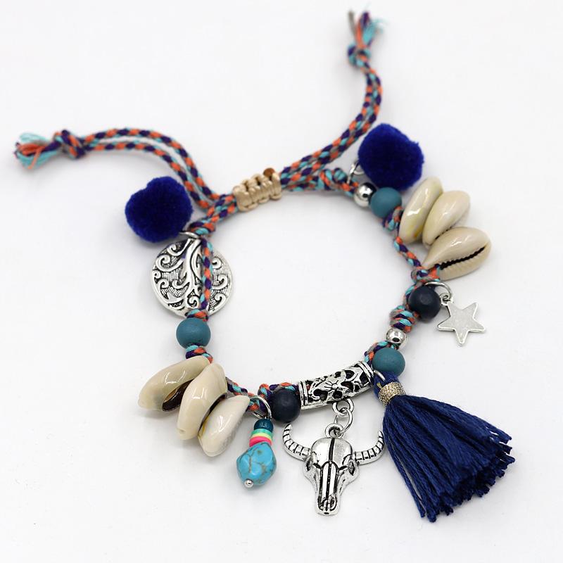 Beaded, Strands Women's Bracelets Bohemian Jewelry Colorful Accessories Handmade Beads Shell Tassel Bracelet Friendship Strand Boho
Beaded, Strands Women's Bracelets Bohemian Jewelry Colorful Accessories Handmade Beads Shell Tassel Bracelet Friendship Strand Boho