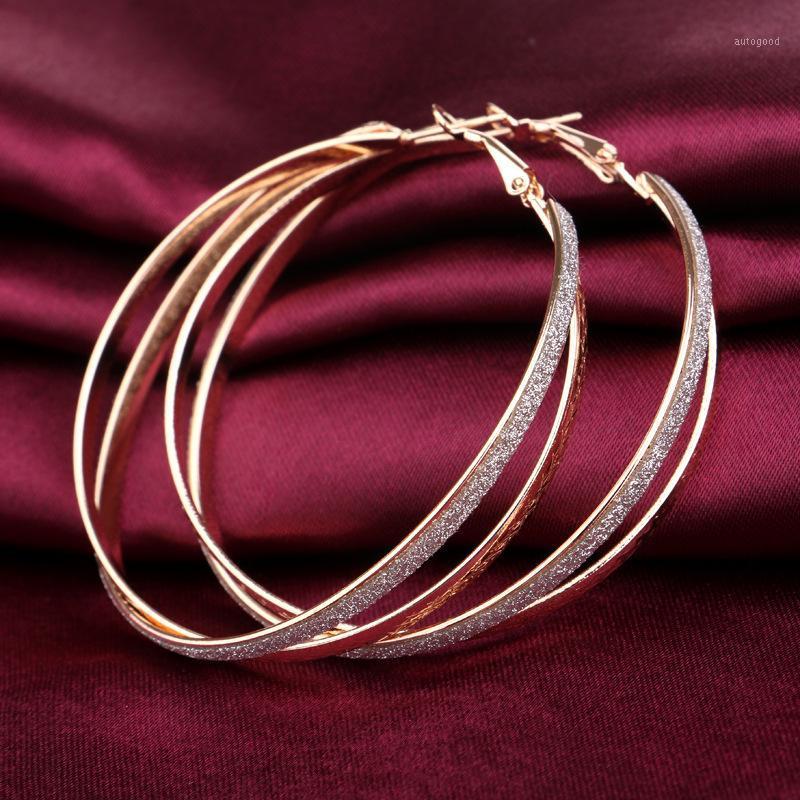 Charm Big Hoop Pierced Earrings Trendy Double Circles Round Ear Ring Bijoux For Women Lady Fashion Matte And Textured1
Charm Big Hoop Pierced Earrings Trendy Double Circles Round Ear Ring Bijoux For Women Lady Fashion Matte And Textured1