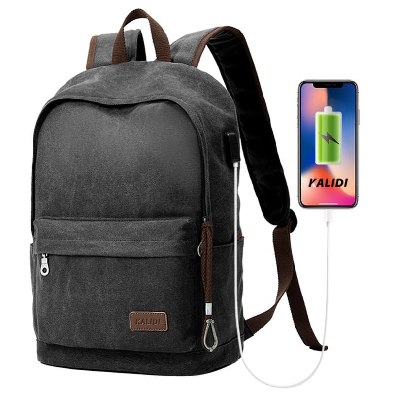 KALIDI Fashion School Backpack Men Women Casual Laptop Backpack For Teenager Student Bag USB Charging Hight Quality knapsack, Black
KALIDI Fashion School Backpack Men Women Casual Laptop Backpack For Teenager Student Bag USB Charging Hight Quality knapsack, Black