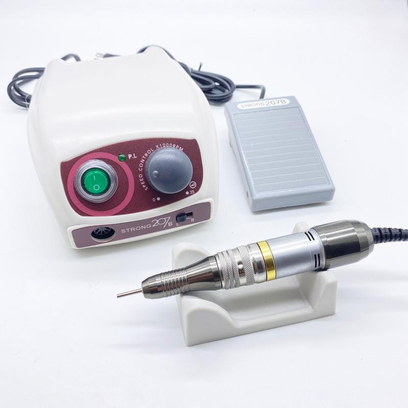 65W Strong 207 35000 RPM Control Box Nail Drill Manicure Machine Pedicure Electric File Bits Nails Art Equipment
65W Strong 207 35000 RPM Control Box Nail Drill Manicure Machine Pedicure Electric File Bits Nails Art Equipment