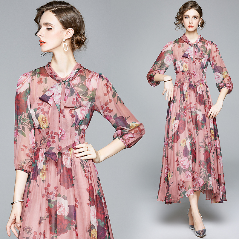 2021 New Merchall Runway Holiday Long Maxi Women's Bow Neck Red Rose Print Elegant Chiffon Boho Robe Longue Femme Ete D9hr, Design and color
2021 New Merchall Runway Holiday Long Maxi Women's Bow Neck Red Rose Print Elegant Chiffon Boho Robe Longue Femme Ete D9hr, Design and color