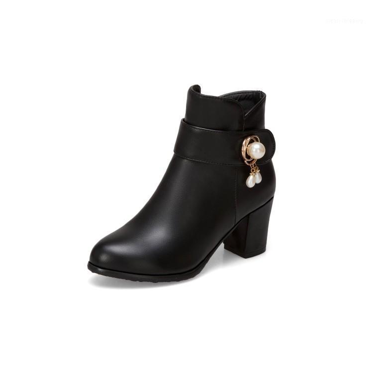 PQECFS Big size 32-43 high quality 2020 spring & autumn women solid pearl ankle boots 3 colors1, Black
PQECFS Big size 32-43 high quality 2020 spring & autumn women solid pearl ankle boots 3 colors1, Black