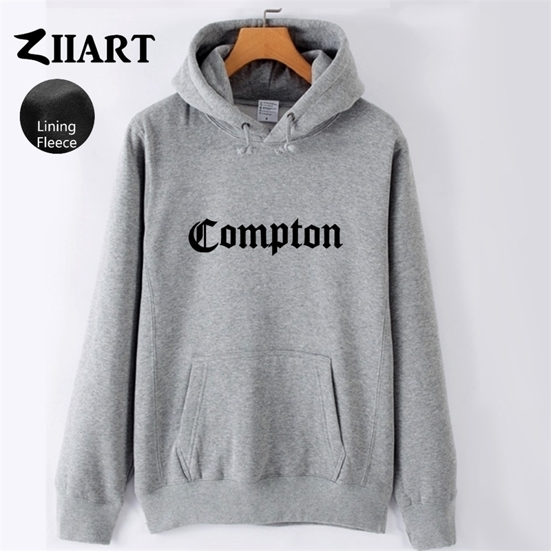 Man compton hoodie letter hoodies sweatshirts pullover unisex mens tops Boy men fleece winter clothes Gothic Hip Hop Rap ZIIART 201020
