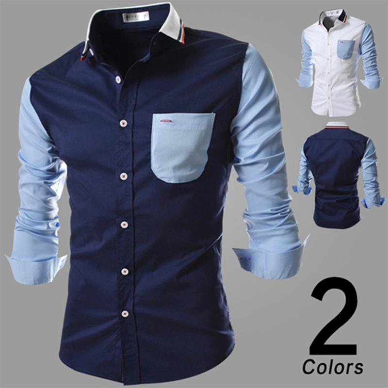 Drop shipping British stylish fashion design color patchwork men's shirts -2XL long sleeve young boys casual shirt Slim fit, Hzhs045a
Drop shipping British stylish fashion design color patchwork men's shirts -2XL long sleeve young boys casual shirt Slim fit, Hzhs045a