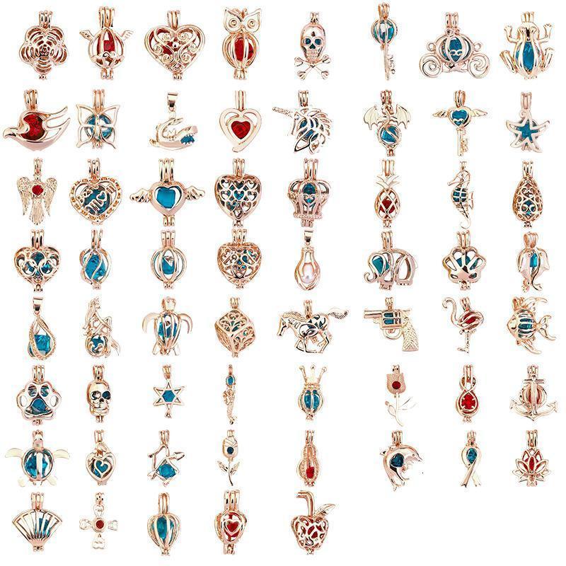 62 Styles Rose Gold Fashion 18kgp Love Wish Pearl/ Gem Beads Locket Cages Pendants Diy Pearl Necklace Charm Pendants Mountings
62 Styles Rose Gold Fashion 18kgp Love Wish Pearl/ Gem Beads Locket Cages Pendants Diy Pearl Necklace Charm Pendants Mountings