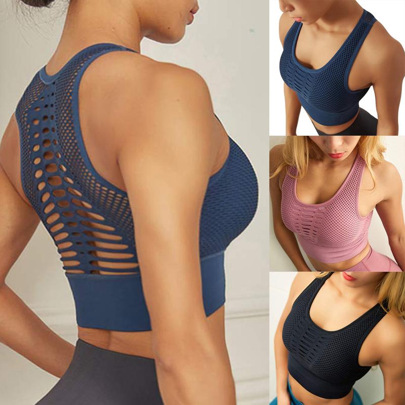 Hot Women High Impact Sports Compression Sexy Bra Mesh Breathable Top Push Up Female Gym Fitness Underwear Seamless Running Yoga, Style 3 02
Hot Women High Impact Sports Compression Sexy Bra Mesh Breathable Top Push Up Female Gym Fitness Underwear Seamless Running Yoga, Style 3 02