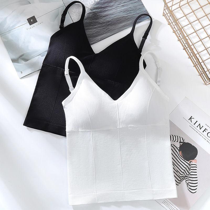 Women 2021 Spring Autumn Fashion Slim V-neck Vest Tops Female Solid Color Bottoming Tops Ladies New Sleeveless Sling D859, Black
Women 2021 Spring Autumn Fashion Slim V-neck Vest Tops Female Solid Color Bottoming Tops Ladies New Sleeveless Sling D859, Black