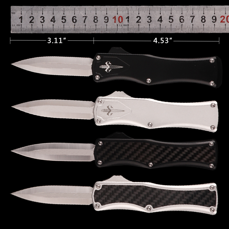 Goddess Angela Automatic MT UTX knife Carbon fiber sheet aluminum handle Micro tech AUTO Tactical pocket knife edc folding knives camping
Goddess Angela Automatic MT UTX knife Carbon fiber sheet aluminum handle Micro tech AUTO Tactical pocket knife edc folding knives camping