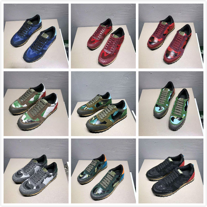 2020 Fashion Suede Stud Rivet Shoes Men Women Camouflage Leather Sneakers Flats Runner Trainers Sport Casual Shoes Unisex EUR36-45 With Box
2020 Fashion Suede Stud Rivet Shoes Men Women Camouflage Leather Sneakers Flats Runner Trainers Sport Casual Shoes Unisex EUR36-45 With Box