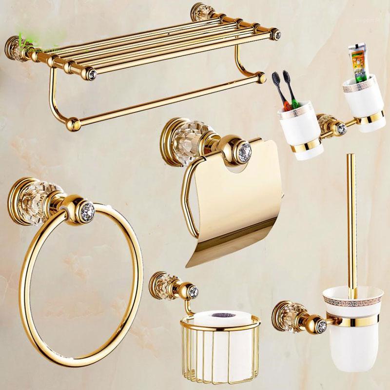 Gold Crystal Brass Bathroom Accessories Bathroom Hardware Set Gold Soap Dish Towel Holder Hair Dryer Rack Paper Net 21
Gold Crystal Brass Bathroom Accessories Bathroom Hardware Set Gold Soap Dish Towel Holder Hair Dryer Rack Paper Net 21