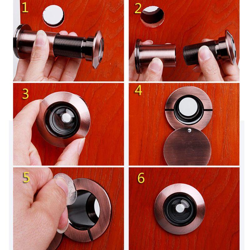 220 Degree Wide Viewing Angle Door Viewer Privacy Cover Security Door Eye Viewer X9FA
220 Degree Wide Viewing Angle Door Viewer Privacy Cover Security Door Eye Viewer X9FA