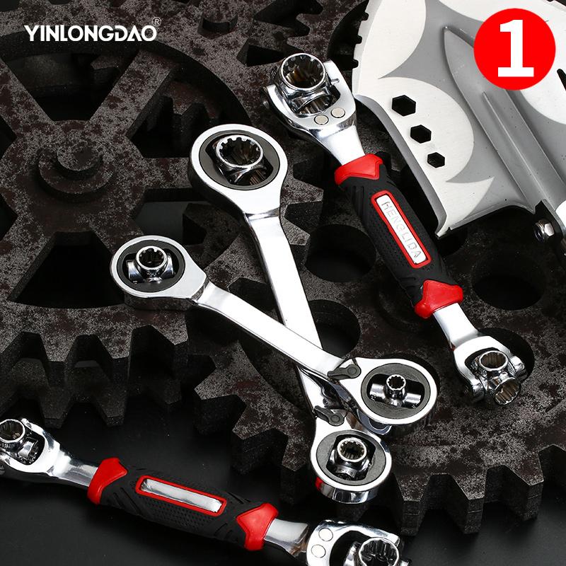 Ratchet Wrench Socket Works with Spline Bolts Torx 52 IN 1 Universial Furniture Car Repair Spanner Hand Tools
Ratchet Wrench Socket Works with Spline Bolts Torx 52 IN 1 Universial Furniture Car Repair Spanner Hand Tools