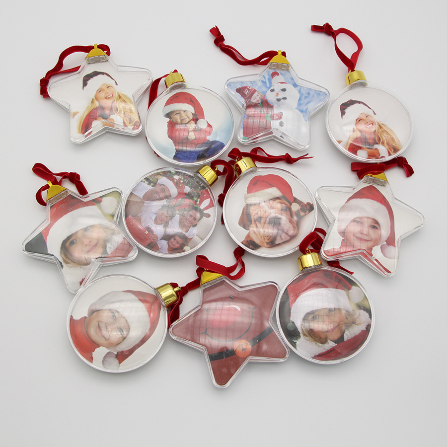 DIY Christmas Gifts Photo Ball Clip Transparent Round Five-Star Christmas Tree Ornaments Valentine's Day Gift XD24062
DIY Christmas Gifts Photo Ball Clip Transparent Round Five-Star Christmas Tree Ornaments Valentine's Day Gift XD24062