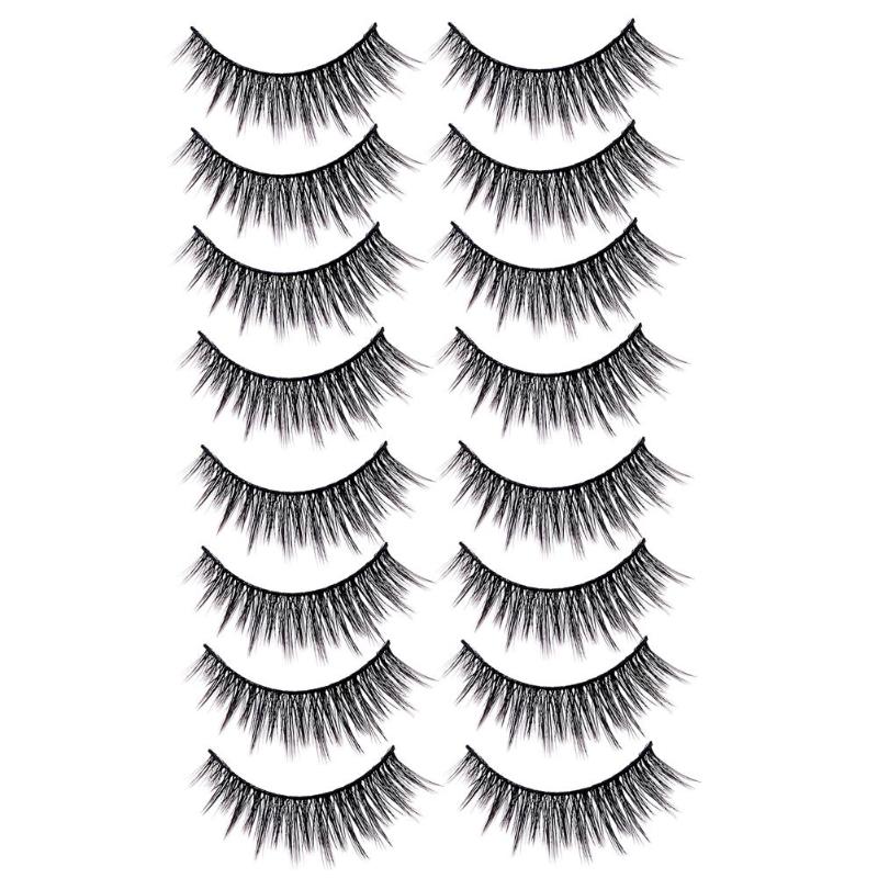 8 Pairs Handmade Natural Long False Eyelashes Thick Lashes Extension Faux Mink Hair Soft Fluffy Handmade Lashes Eye Makeup
8 Pairs Handmade Natural Long False Eyelashes Thick Lashes Extension Faux Mink Hair Soft Fluffy Handmade Lashes Eye Makeup