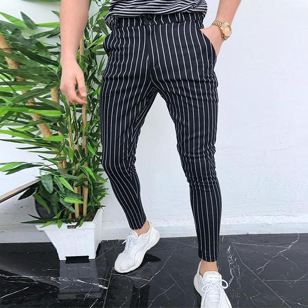 Fashion Men Joggers Slim Fits Casual Long Pants Trousers Sweatpants Gym Stripped Button Summer Autumn, Black
Fashion Men Joggers Slim Fits Casual Long Pants Trousers Sweatpants Gym Stripped Button Summer Autumn, Black