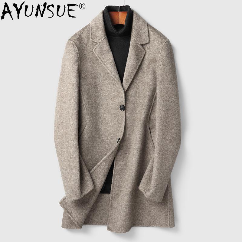 AYUNSUE 90% Wool Coats Autumn Jacket for Men Clothing Double-faced Alpaca Cashmere Coat Windbreaker Clothes Abrigo Hombre 2020, Blue
AYUNSUE 90% Wool Coats Autumn Jacket for Men Clothing Double-faced Alpaca Cashmere Coat Windbreaker Clothes Abrigo Hombre 2020, Blue
