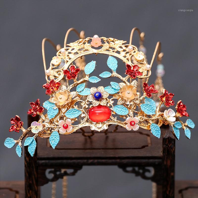 Hair Clips & Barrettes Ming Dynasty Ancient Style Hanfu Women's Crown Step Long Tassel Accessories Head Hairpin, Golden;silver
Hair Clips & Barrettes Ming Dynasty Ancient Style Hanfu Women's Crown Step Long Tassel Accessories Head Hairpin, Golden;silver