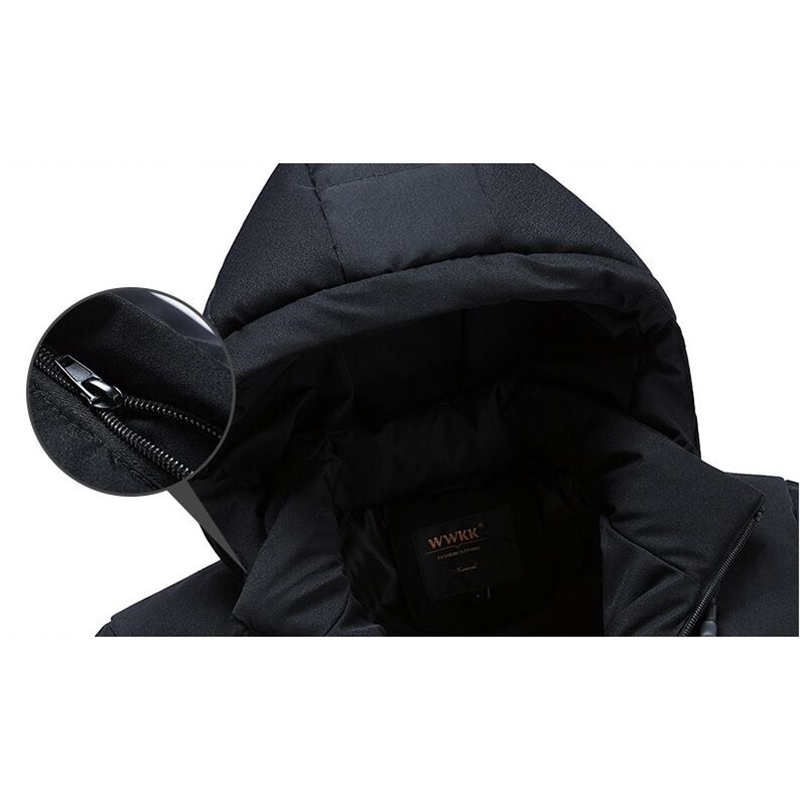 Winter Men's Jackets Fashion Men Cotton Thick Warm Parkas Man Casual Outdoor Windbreaker Thermal Hooded Coats Clothing 201028