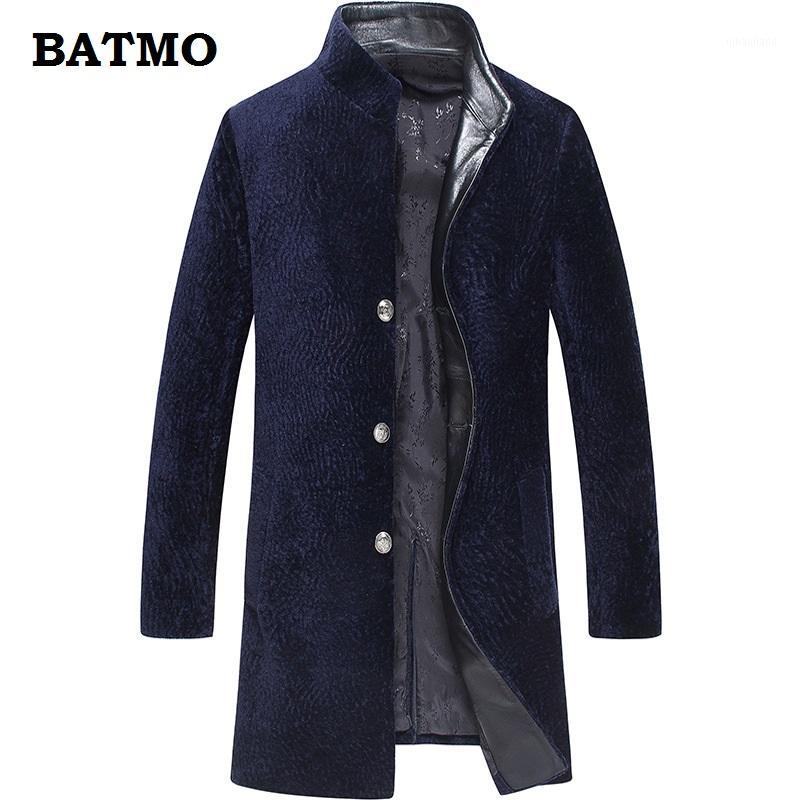 Batmo 2018 new arrival winter high quality wool shearling men's jacket ,casual men's fur coat,blue trench coat men size -4XL1, Black
Batmo 2018 new arrival winter high quality wool shearling men's jacket ,casual men's fur coat,blue trench coat men size -4XL1, Black