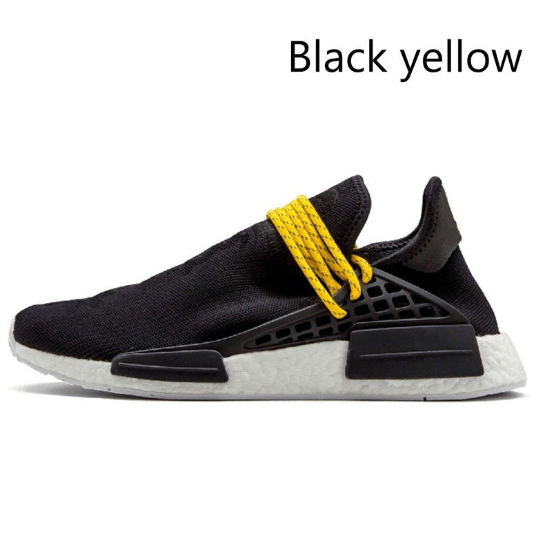 

NMD R1 Human race mens running shoes oreo og core black yellow red white blue glow Pharrell Williams HU Runner men women trainer