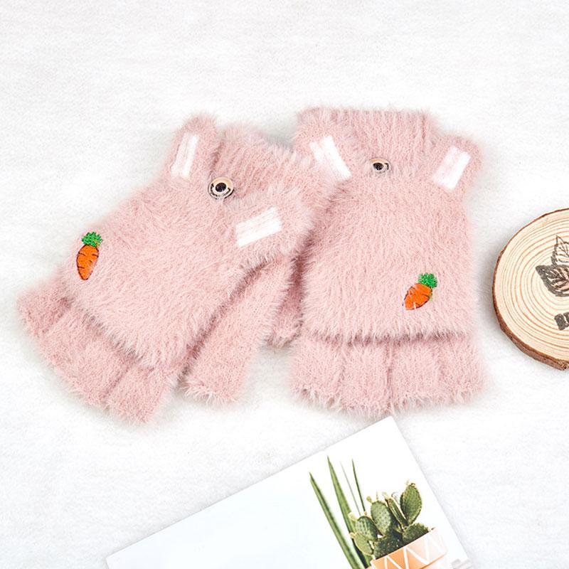 Five Fingers Gloves Ears Plush Candy Color Warm Knitted Soft Thicken Fingerless Fluff Outdoor Flip Cover
Five Fingers Gloves Ears Plush Candy Color Warm Knitted Soft Thicken Fingerless Fluff Outdoor Flip Cover