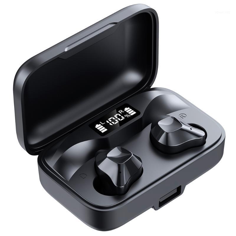 New 2020 TWS Bluetooth Earphones LED Display Wireless Headphones 9D Stereo Sports Waterproof Earbuds Headsets With Microphone1, Black
New 2020 TWS Bluetooth Earphones LED Display Wireless Headphones 9D Stereo Sports Waterproof Earbuds Headsets With Microphone1, Black