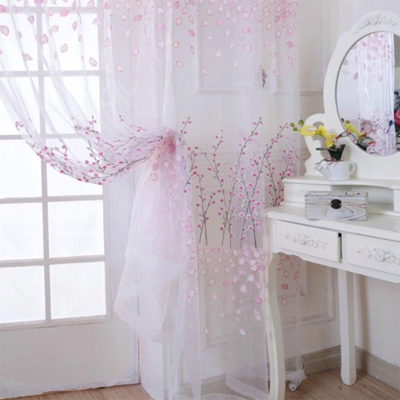 Tree Branch Sheer Tulle Curtain Blinds Window Room Drape Panel Fabric Scarf Screening Curtains for Home Living Room, Pink
Tree Branch Sheer Tulle Curtain Blinds Window Room Drape Panel Fabric Scarf Screening Curtains for Home Living Room, Pink