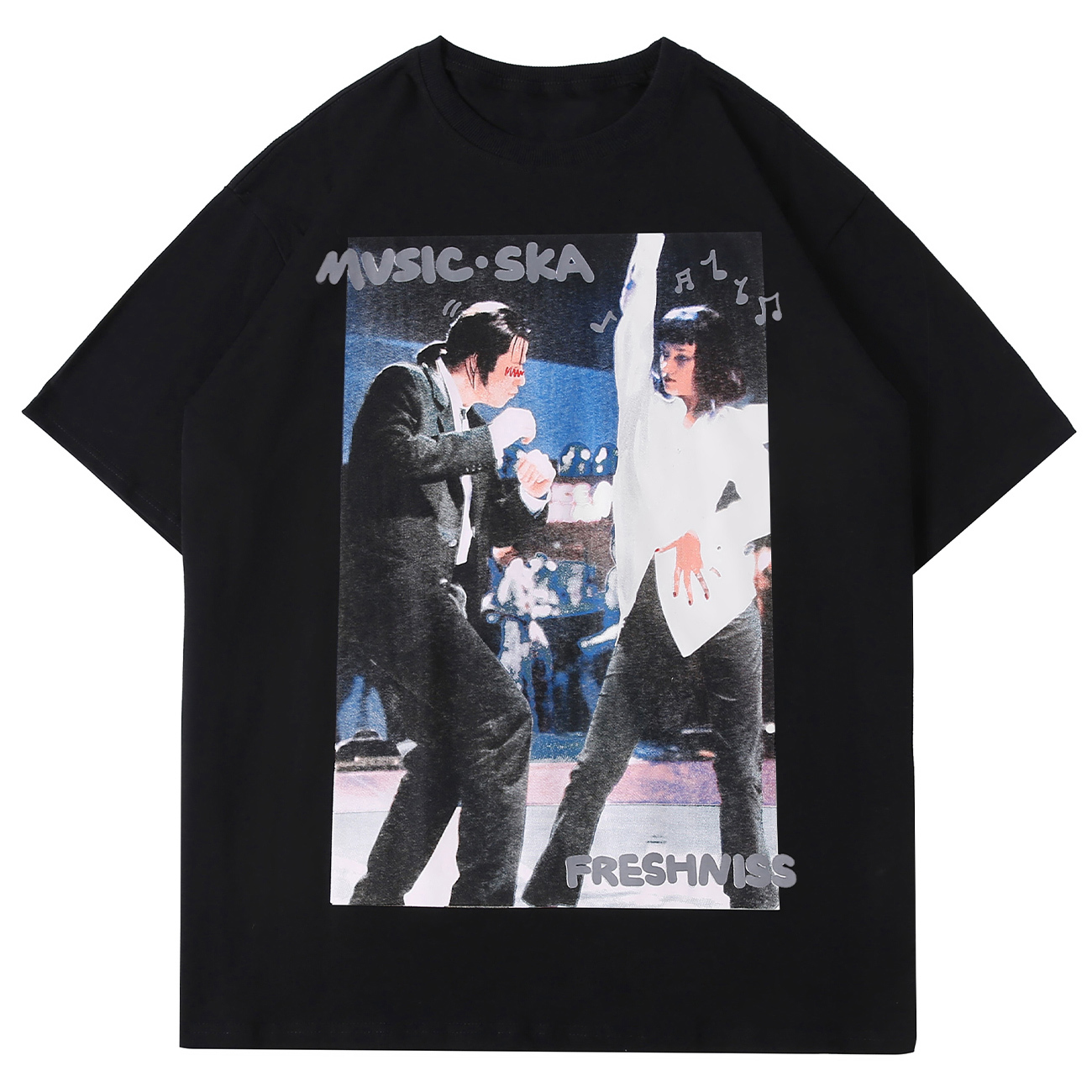 New Mens Hip Hop T-shirt Streetwear Dancing Printed Harajuku Tshirts 2021 Cotton Tops Tees Summer Loose Short Sleeve Shirts Black X8k6
New Mens Hip Hop T-shirt Streetwear Dancing Printed Harajuku Tshirts 2021 Cotton Tops Tees Summer Loose Short Sleeve Shirts Black X8k6